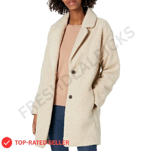 Oversized Teddy Fleece Lapel Jacket Cozy Chic Minimal Y2K Retro Style